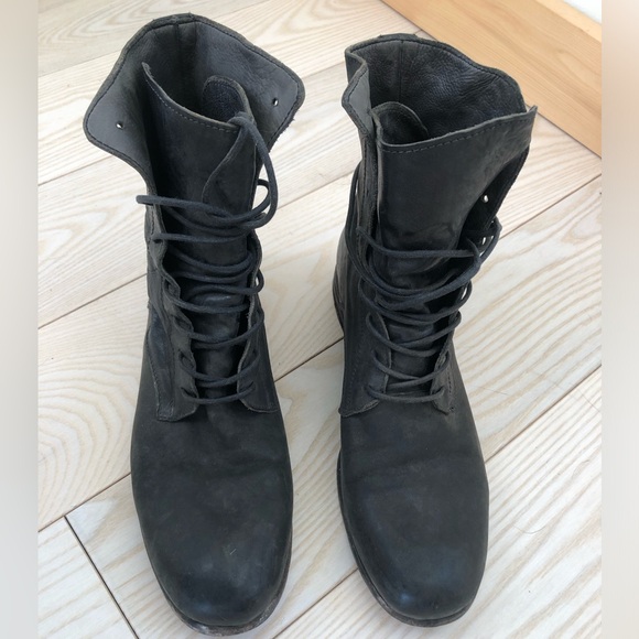 Officine Creative, black lace-up boots, 38 - Picture 1 of 6